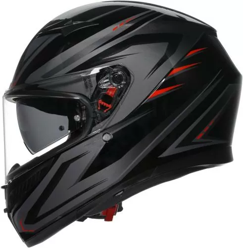 AGV Integralhelm K3 Syth - schwarz-rot