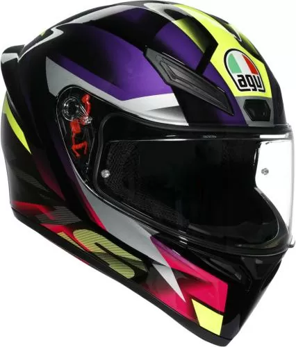 AGV Integralhelm K1 S Fastlap - schwarz-violett-pink