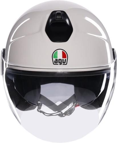 AGV Jethelm Eteres Mono Uni - weiss
