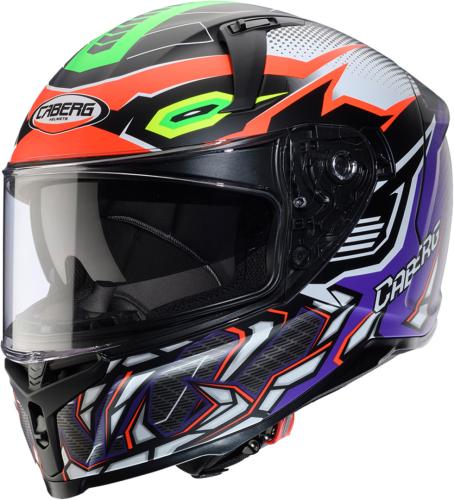 Caberg Integralhelm Avalon X - Gurkha schwarz-grau-orange fluo