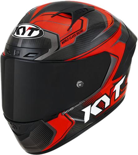 KYT Integralhelm NZ-Race Carbon Competition - carbon-rot-weiss