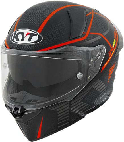 KYT Integralhelm R2R Concept - schwarz-rot-grau