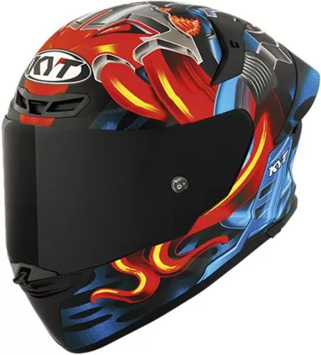 KYT Full Face Helmet TT-Revo Magnet - black-red-blue
