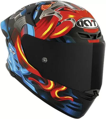 KYT Full Face Helmet TT-Revo Magnet - black-red-blue