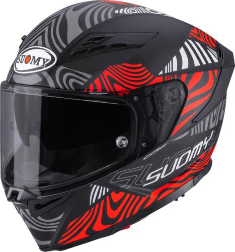 Suomy Integralhelm Stellar 2 Molten - schwarz matt-rot