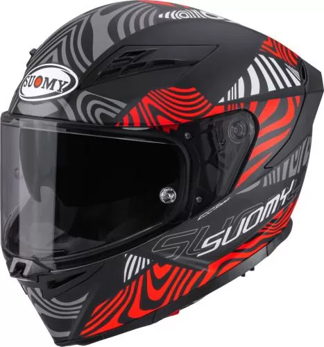 Suomy Full-Face Helmet Stellar 2 Molten - black matt-red
