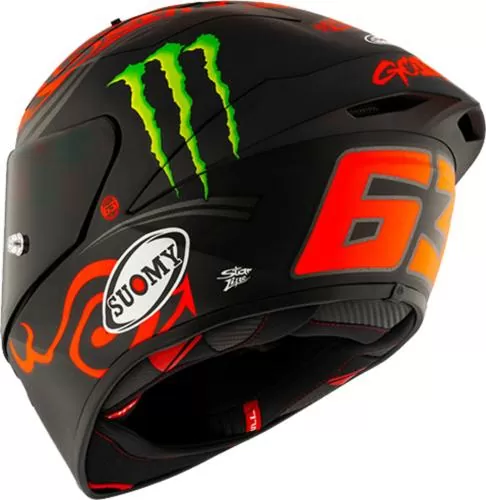 Suomy Integralhelm S1-XR GP Bagnaia Monster Replica 2024 - schwarz matt-rot