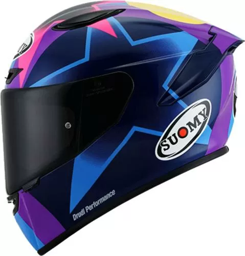 Suomy Integralhelm Track-1 Bastianini Replica - blau-violett-pink