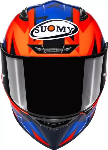 Suomy Integralhelm Track-1 Firestorm - orange-blau-schwarz