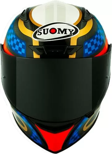 Suomy Full Face Helmet TX-Pro Emblem - black-red-blue-gold