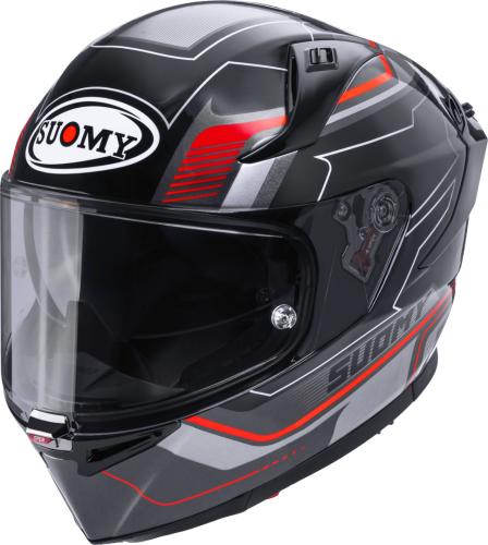 Suomy Integralhelm Speedstar 2 Visual - schwarz-rot