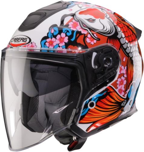 Caberg Jethelm Flyon II Koi - weiss-rot-blau