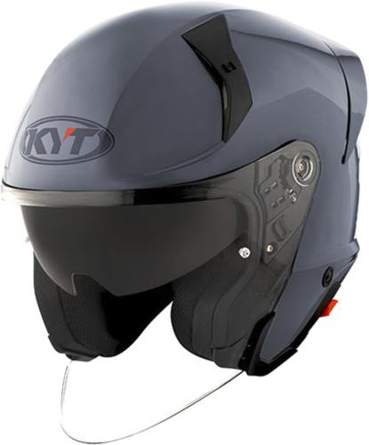 KYT Jethelm TTR-Jet - grau-schwarz