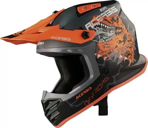 Acerbis Motocrosshelm PROFILE Junior - schwarz-orange