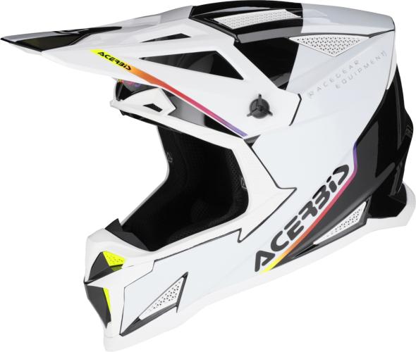 Acerbis Motocrosshelm T711 - weiss-schwarz