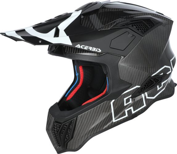 Acerbis Motocrosshelm AIRSTRIKE-C - schwarz-weiss