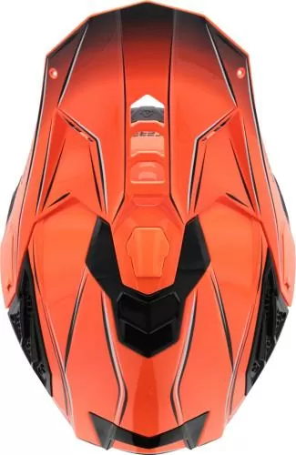 Acerbis Motocross Helmet AIRSTRIKE-X - orange-grey