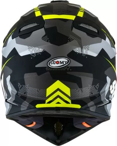 Suomy Off-road helmet X-Wing Camouflager - black matt-yellow