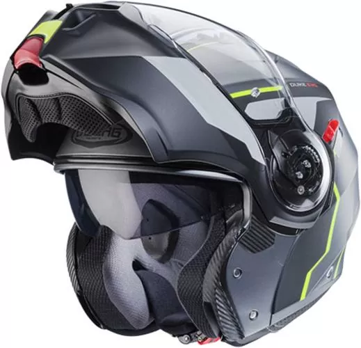 Caberg Flip-up helmet Duke Evo Move - anthracite-black-yellow fluo