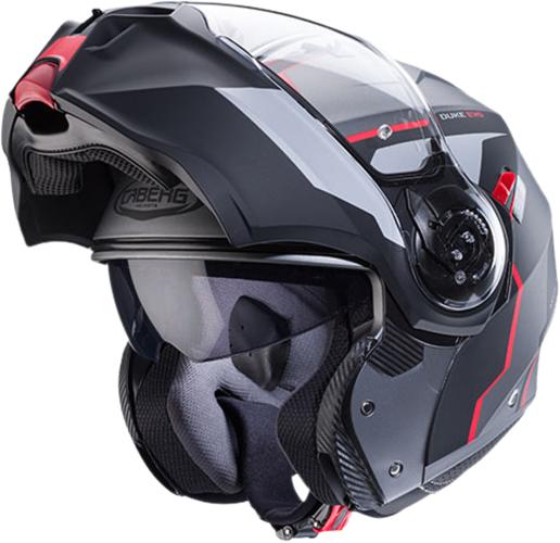 Caberg Klapphelm Duke Evo Move - matt anthrazit-schwarz-rot