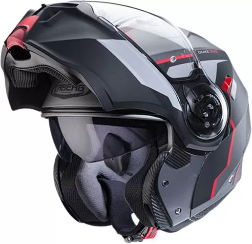 Caberg Flip-up helmet Duke Evo Move - matt anthracite-black-red