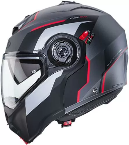 Caberg Flip-up helmet Duke Evo Move - matt anthracite-black-red