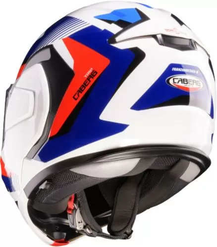 Caberg Flip-up helmet Trip Lunar - white-blue-red