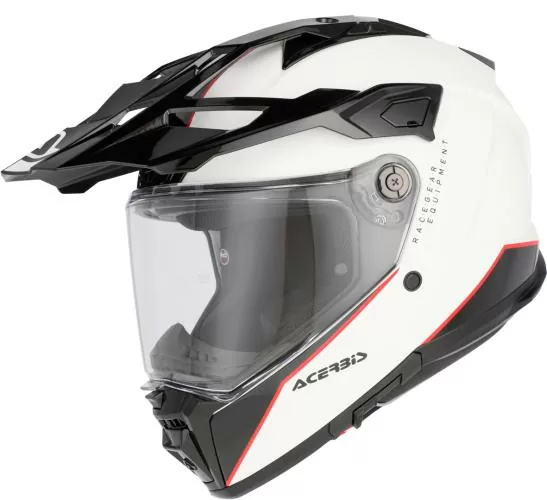 Acerbis Multifunctional helmet ATTACK - white-black