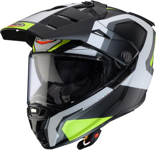 Caberg Endurohelm Tanami Scram - matt-schwarz-grau-gelb fluo