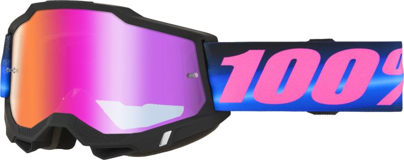 100percent ACCURI 2 Goggle Superdome - Dark Red Mirror Lens
