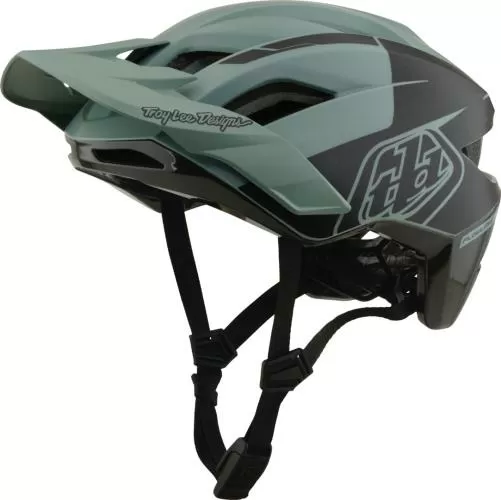 Troy Lee Designs Flowline Se Helmet W/Mips - Hydro green-dark gray