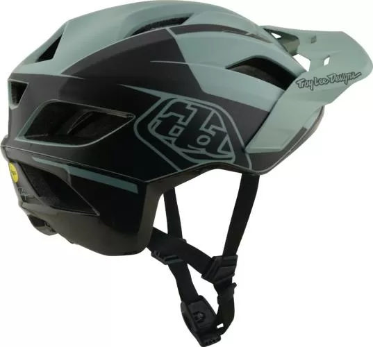Troy Lee Designs Flowline Se Helmet W/Mips - Hydro green-dark gray