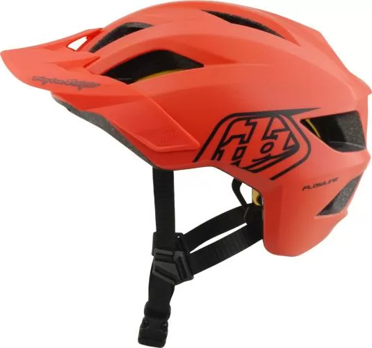 Troy Lee Designs Youth Flowline Helmet W/Mips - Point red-dark gray