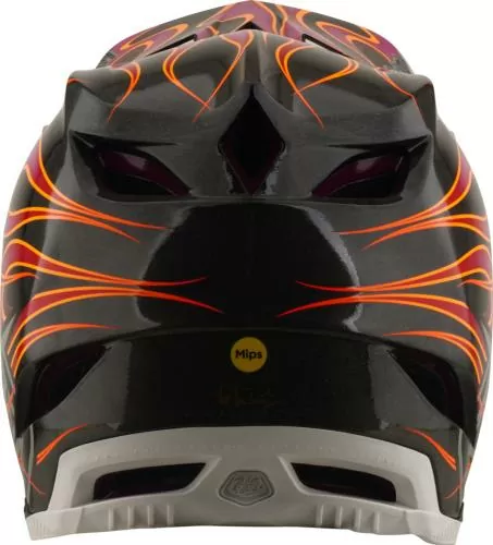 Troy Lee Designs D4 Carbon Helmet W/Mips - Torched gray-pink