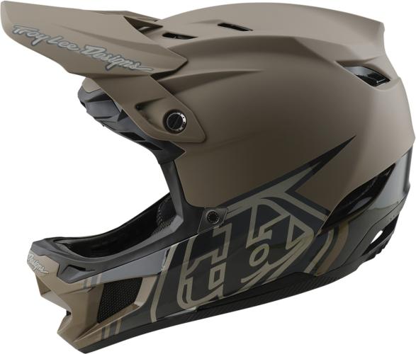 Troy Lee Designs D4 Composite Helmet W/MIPS - Stealth braun