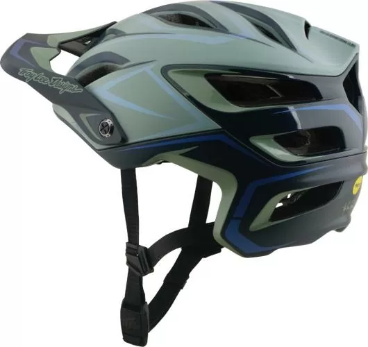 Troy Lee Designs A3 Helmet W/Mips - Pin green