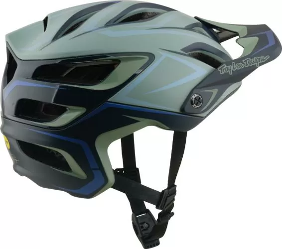 Troy Lee Designs A3 Helmet W/Mips - Pin green