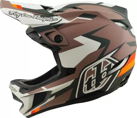Troy Lee Designs D4 Polyacrylite Helmet w/Mips - Roamer brown