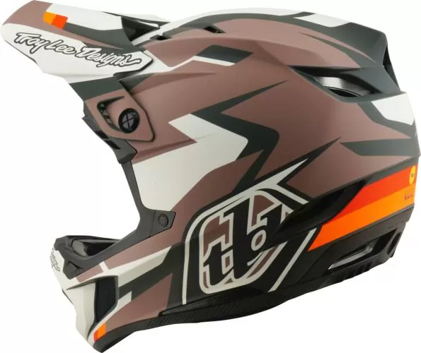 Troy Lee Designs D4 Polyacrylite Helmet w/Mips - Roamer brown