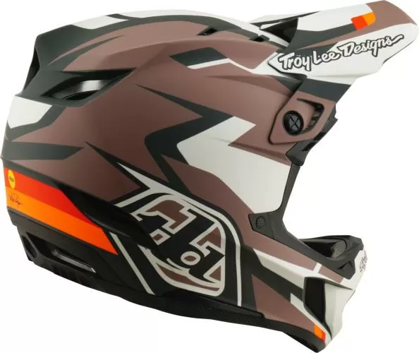 Troy Lee Designs D4 Polyacrylite Helmet w/Mips - Roamer brown