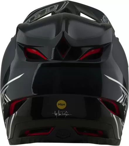 Troy Lee Designs D4 Polyacrylite Helmet W/MIPS - Shadow black