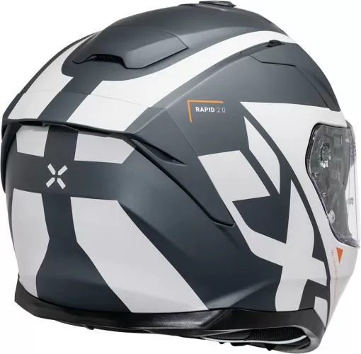 iXS Rapid 2.0 Graphic Integralhelm - weiss matt-grau