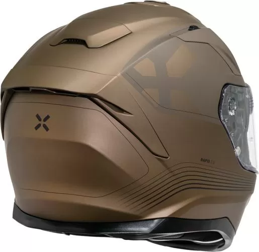 iXS Rapid 2.0 Graphic Full-Face Helmet - brown matt-grey
