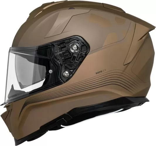 iXS Rapid 2.0 Graphic Full-Face Helmet - brown matt-grey