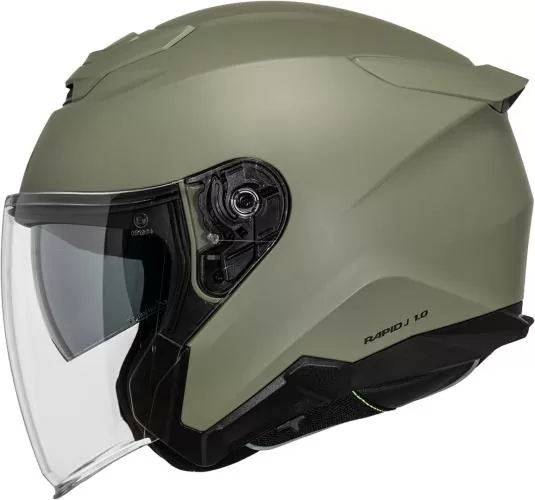 iXS Rapid J 1.0 Chalky Jethelm - grün matt