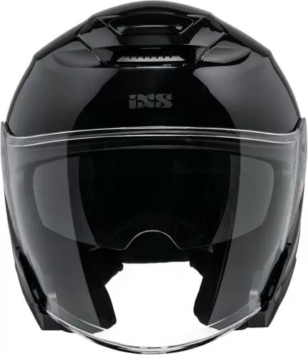iXS Rapid J 1.0 Glossy Open Face Helmet - black