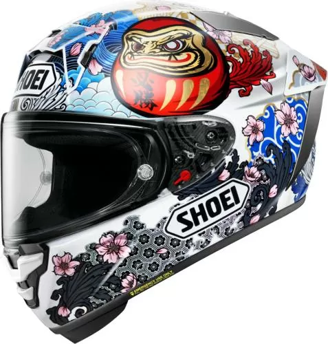 SHOEI Full Face Helmet X-Spirit Pro Marquez Motegi 5 L TC-6 - white-blue-red