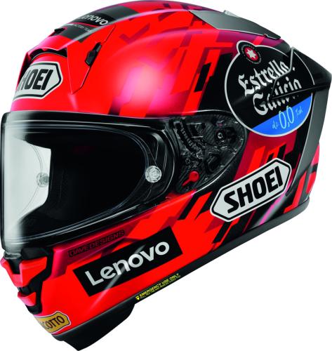 SHOEI Integralhelm X-Spirit Pro 2 Marquez 9 - schwarz-rot