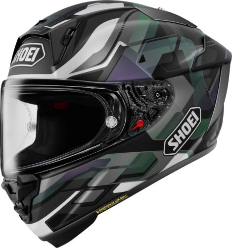SHOEI Integralhelm X-Spirit Pro 2 XS01 TC-5 - schwarz-grün-weiss
