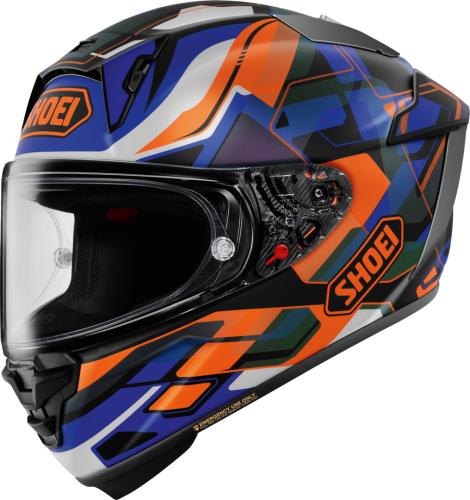 SHOEI Integralhelm X-Spirit Pro 2 XS01 TC-8 - blau-orange-weiss